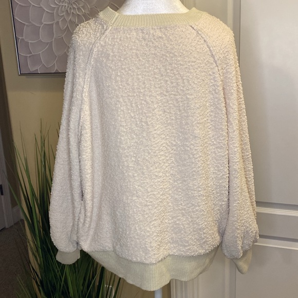 Umgee Soft Textured Cream Sweater - Picture 2 of 6